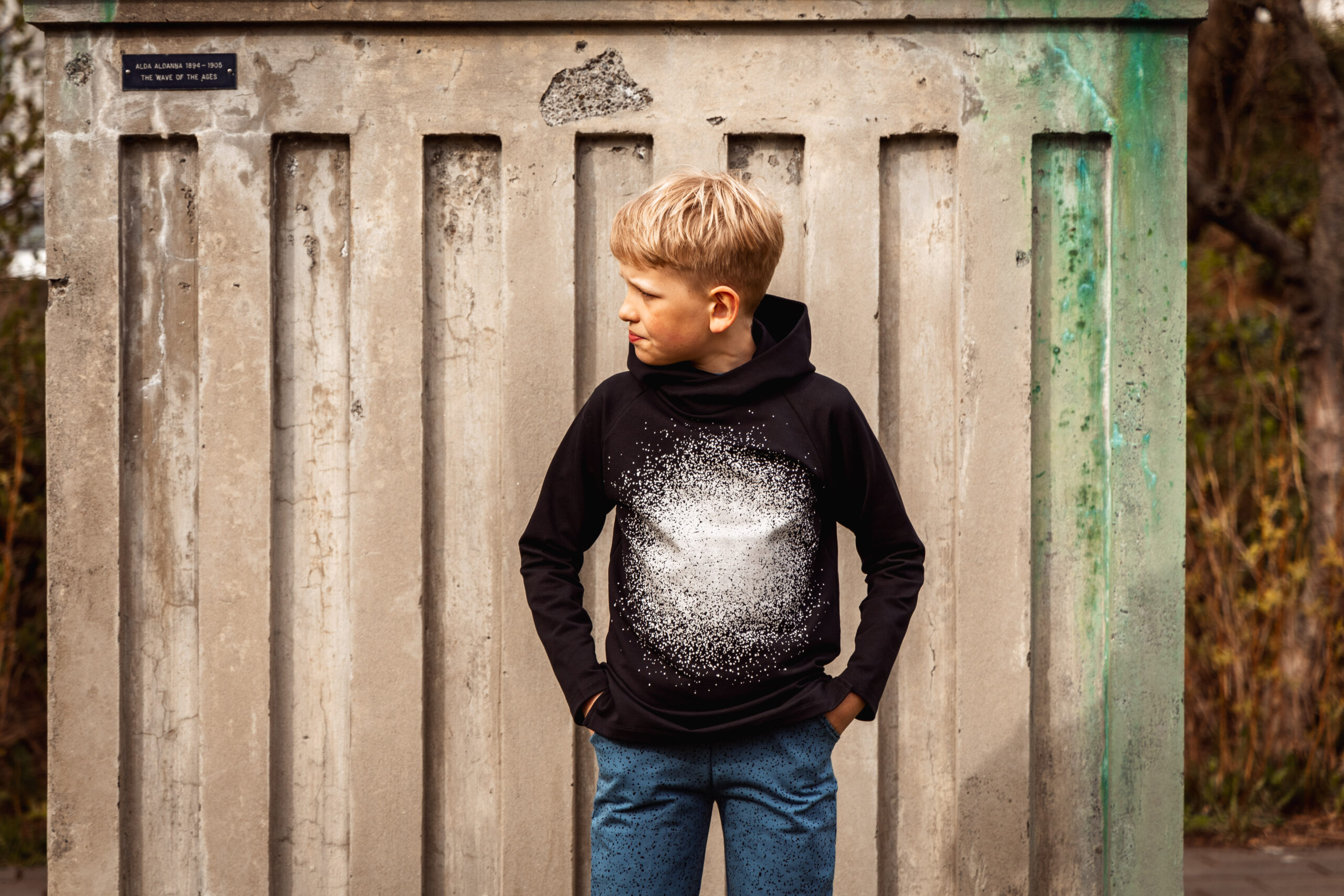 Hoodie - Black Dots - Image 5